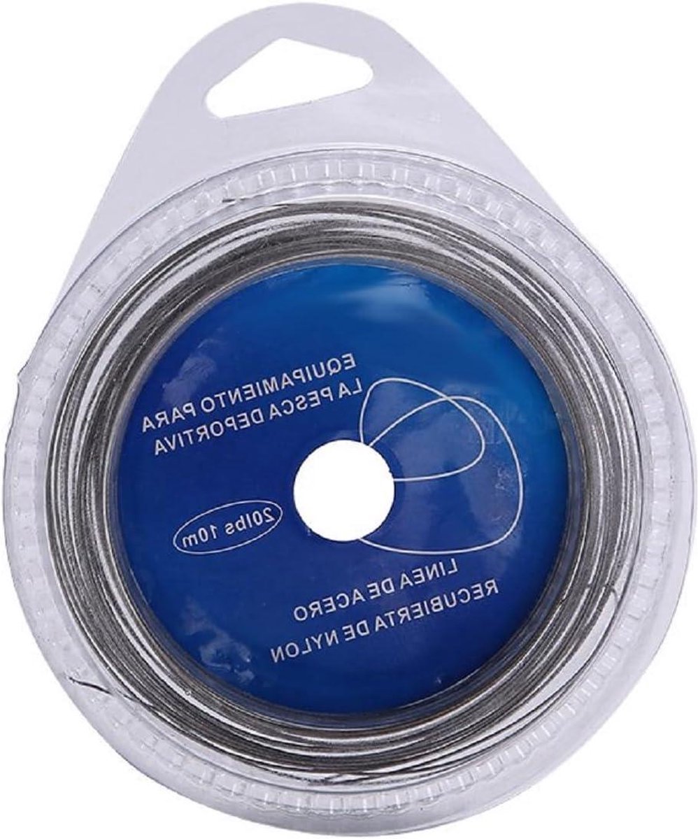 5 Types 10M 7 Strands Braided Fishing Steel Wire Conductor Covered with Plastic Stainless Steel Tracing Lures