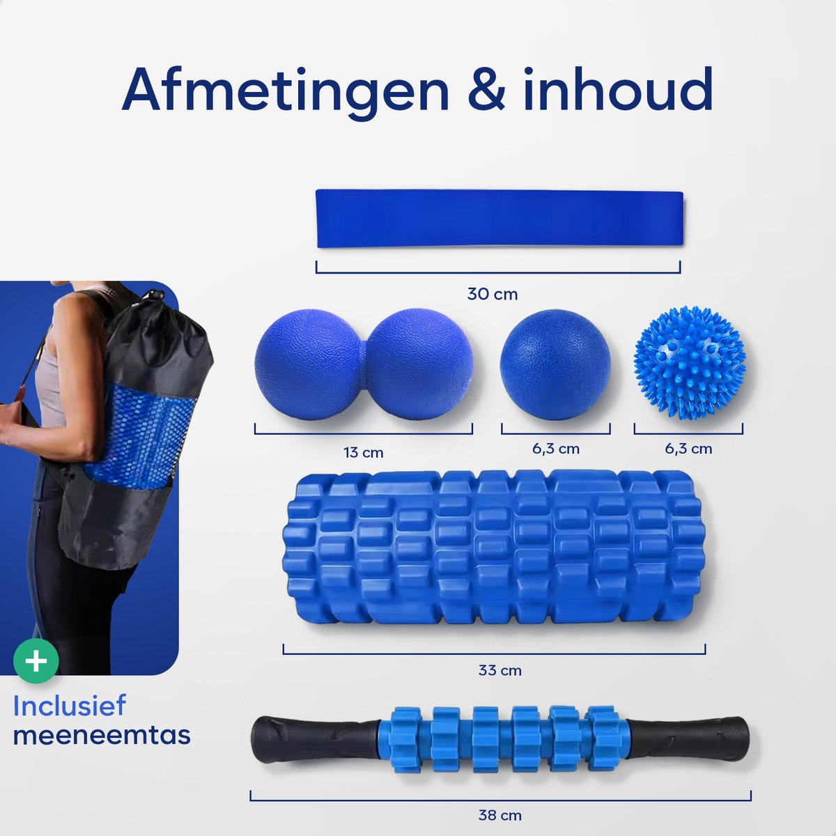 GoGoods Foam Roller 7-in-1 Set - Complete Spierherstel thumbnail 8