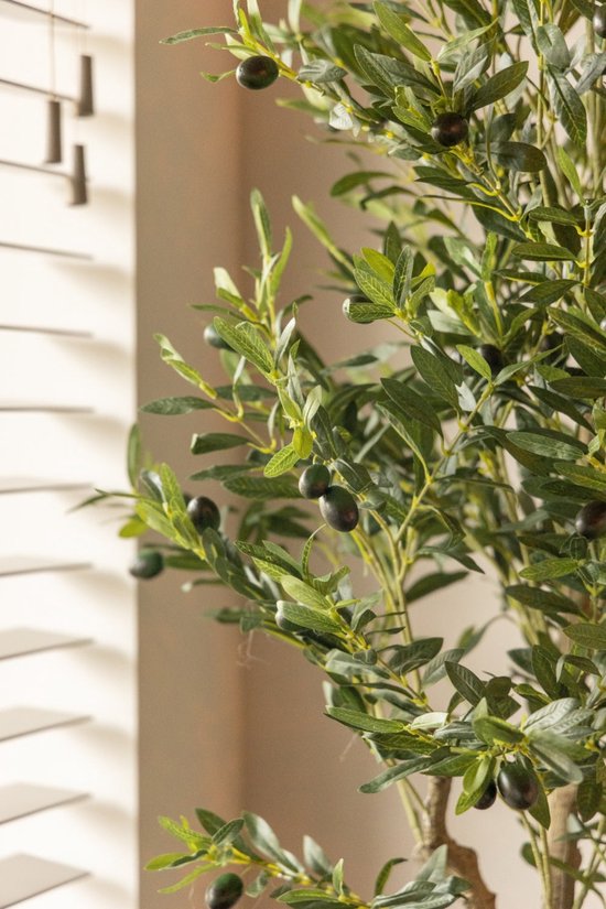 Olijfboom 180cm | Faux Olijfboom | Grande plante artificielle | Plantes artificielles pour l'intérieur | Faux Olijfboom | Plante artificielle d'olive