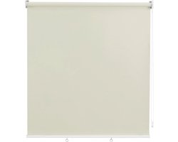 Rolgordijn - Beige - 100x240cm - Verduisterend - Isolerend - Zonder boren