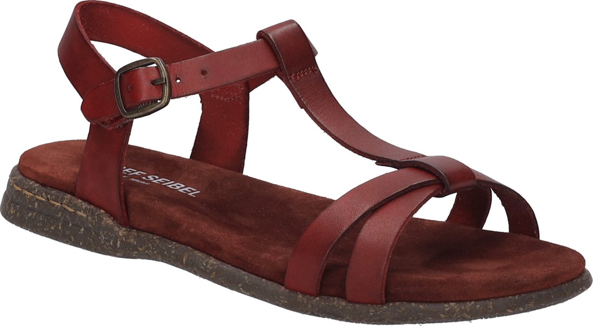 JOSEF SEIBEL Fabricia 01 Sandale für Damen Rot Rubine