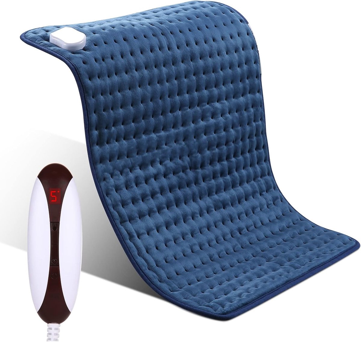 Elektrisch Warmtekussen 50x60 cm met Digitale Afstandsbediening en Oververhittingsbeveiliging