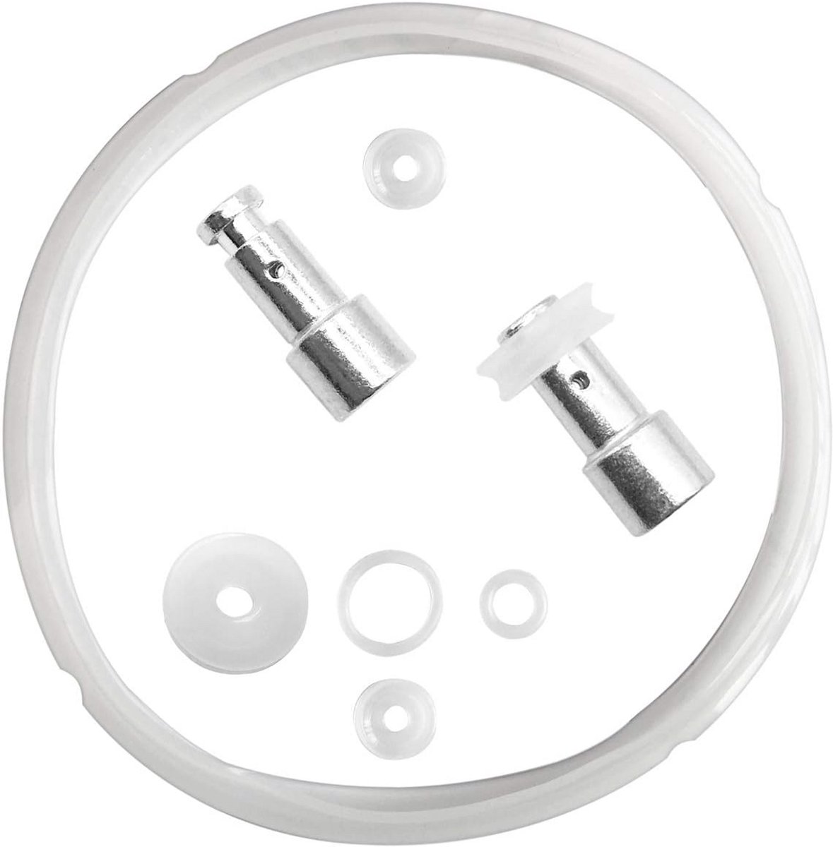 Siliconen Afdichtring en Reserve Vlotters voor Snelkookpannen - Universele Afdichting voor 5/6 Quart Modellen