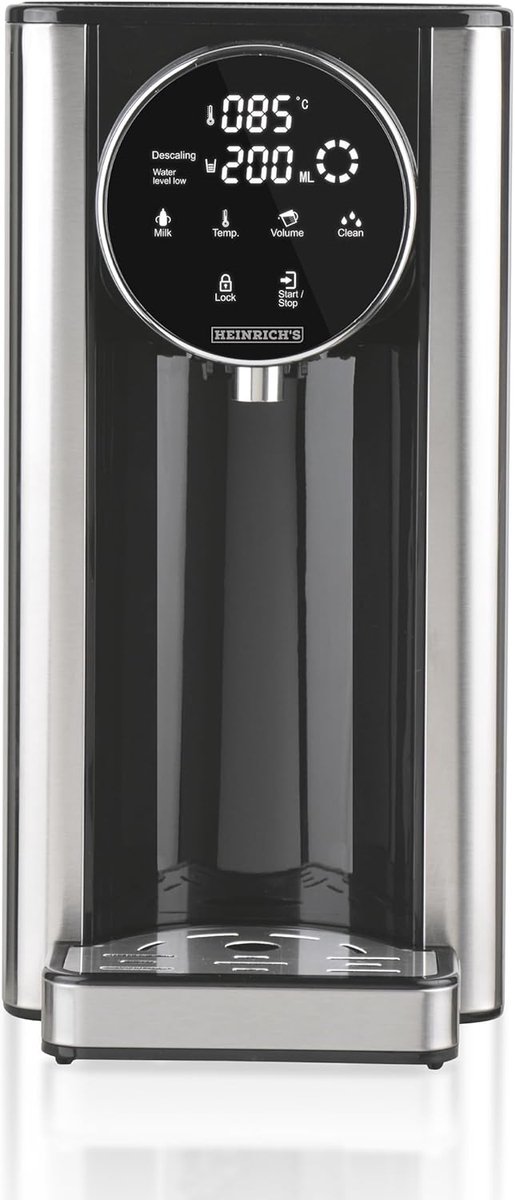 Warmwaterdispenser met temperatuurinstellingen 40-100°C voor snelle waterbereiding