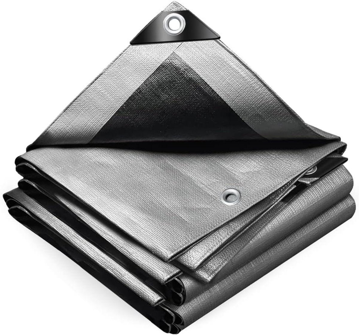 Waterdicht beschermend dekzeil - veelzijdig - 1 stuk - grijs - 240 g/m² - 2x3m