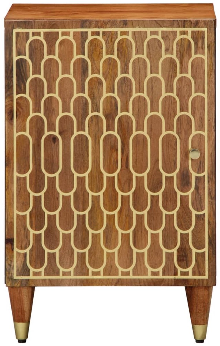 VidaXL Badkamerkast 38x33x58 cm massief mangohout