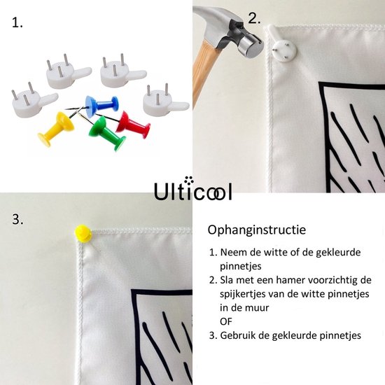 Ulticool - Chambre Enfant Champignon Papillon Escargot - Tapisserie Murale - 200x150 cm - Groot Tapisserie - Poster - Beige Rouge Jaune Vert