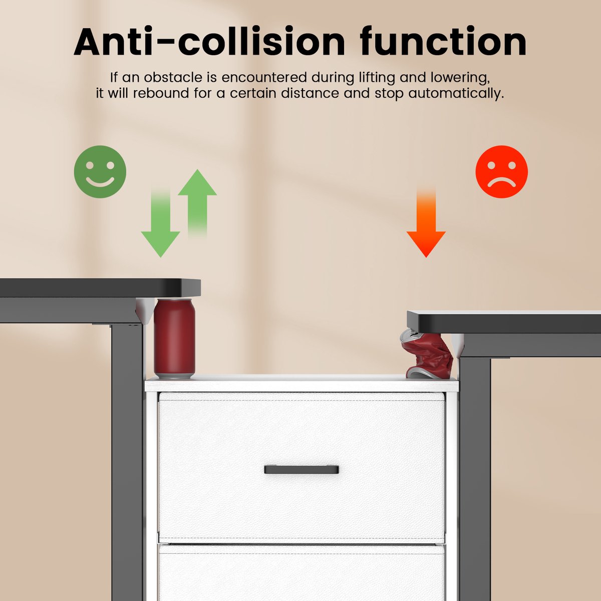 LG Elektrisch Zit-sta Bureau 120cm thumbnail 3