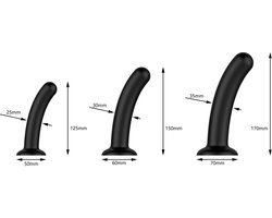 Nexus - Dilator Set Siliconen Anaal Dildos - Zwart