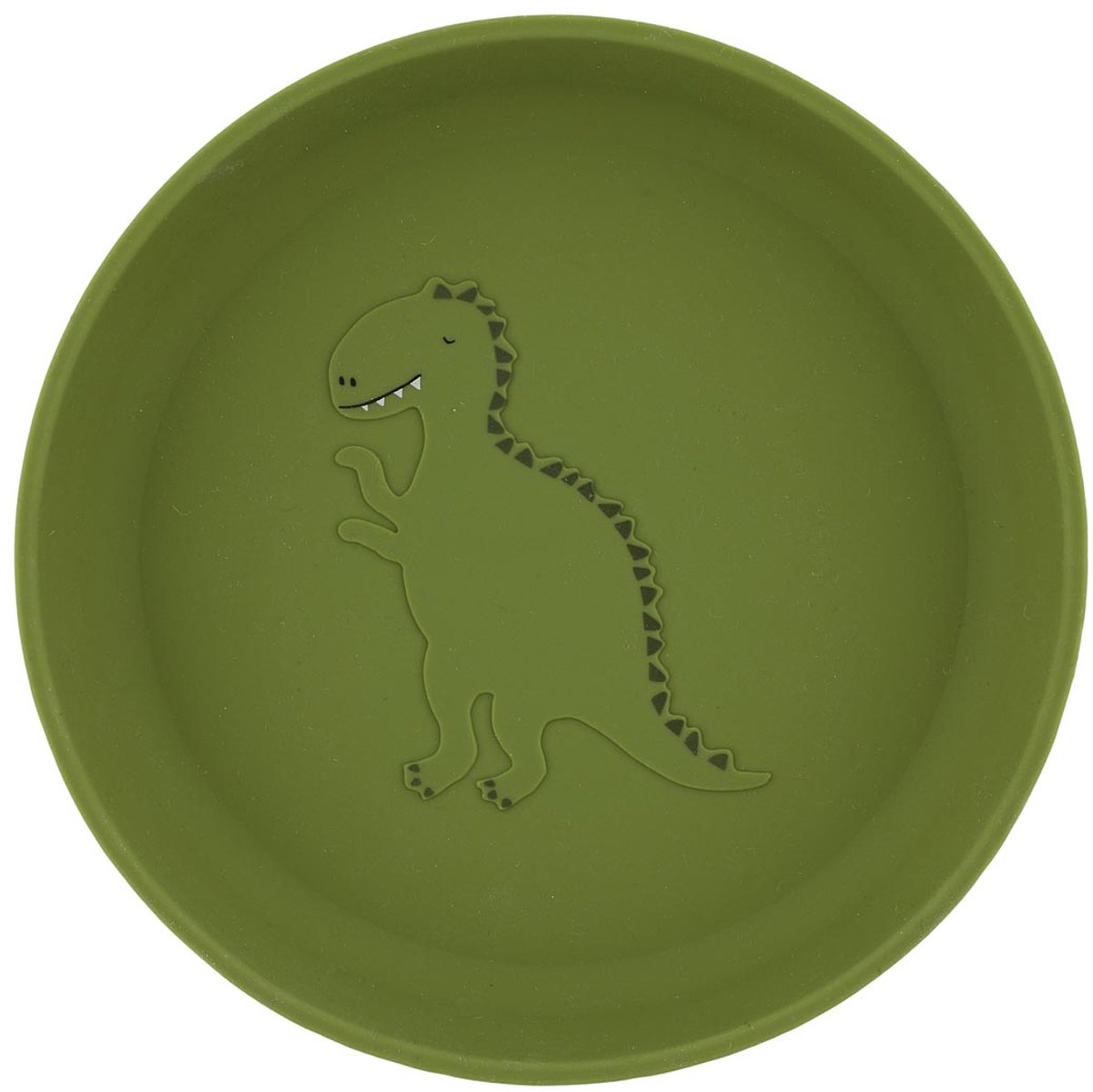 Goedkoopste Trixie Kinderbord - Mr. Dino- Bord van Siliconen - Kinderservies - Voor baby's vanaf 4 maanden - Geschikt voor de Vaatwasser
