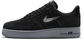 Nike Air Force 1 Jewel - Taille 42 - Daim - Zwart / Grijs - Baskets pour femmes Homme