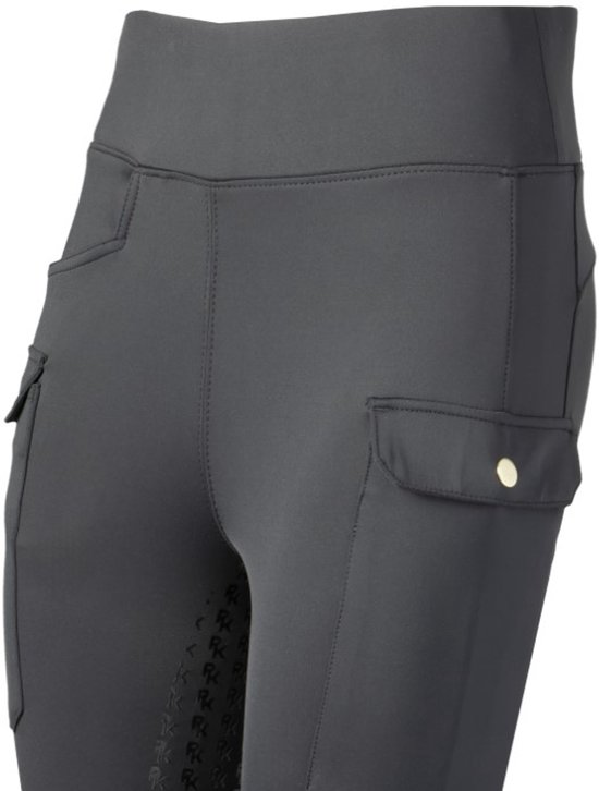 PK International - Tiesto - Rijlegging - Full Grip - Charcoal - Donkergrijs/Blauw - M