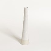 The Table atelier - vaas - Ø 6 * 22,5 cm - keramiek - handgemaakt - wit