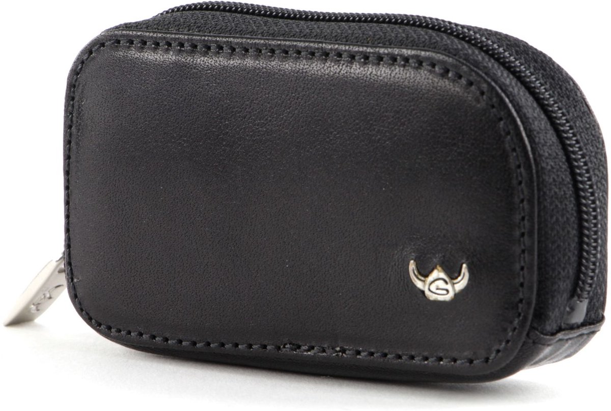 Golden Head Leren sleutelgeval Colorado RV-Schlüsseletui 5105 Schwarz zwart