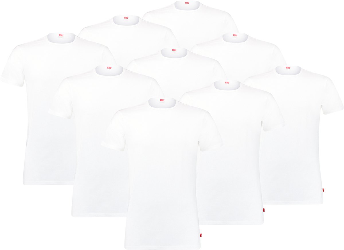 3-pack Levi’s heren T-shirt 3-pack Wit