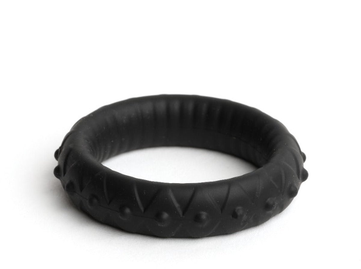 Goedkoopste Sport Fucker - Trailblazer Cockring - Liquid Siliconen - Zwart
