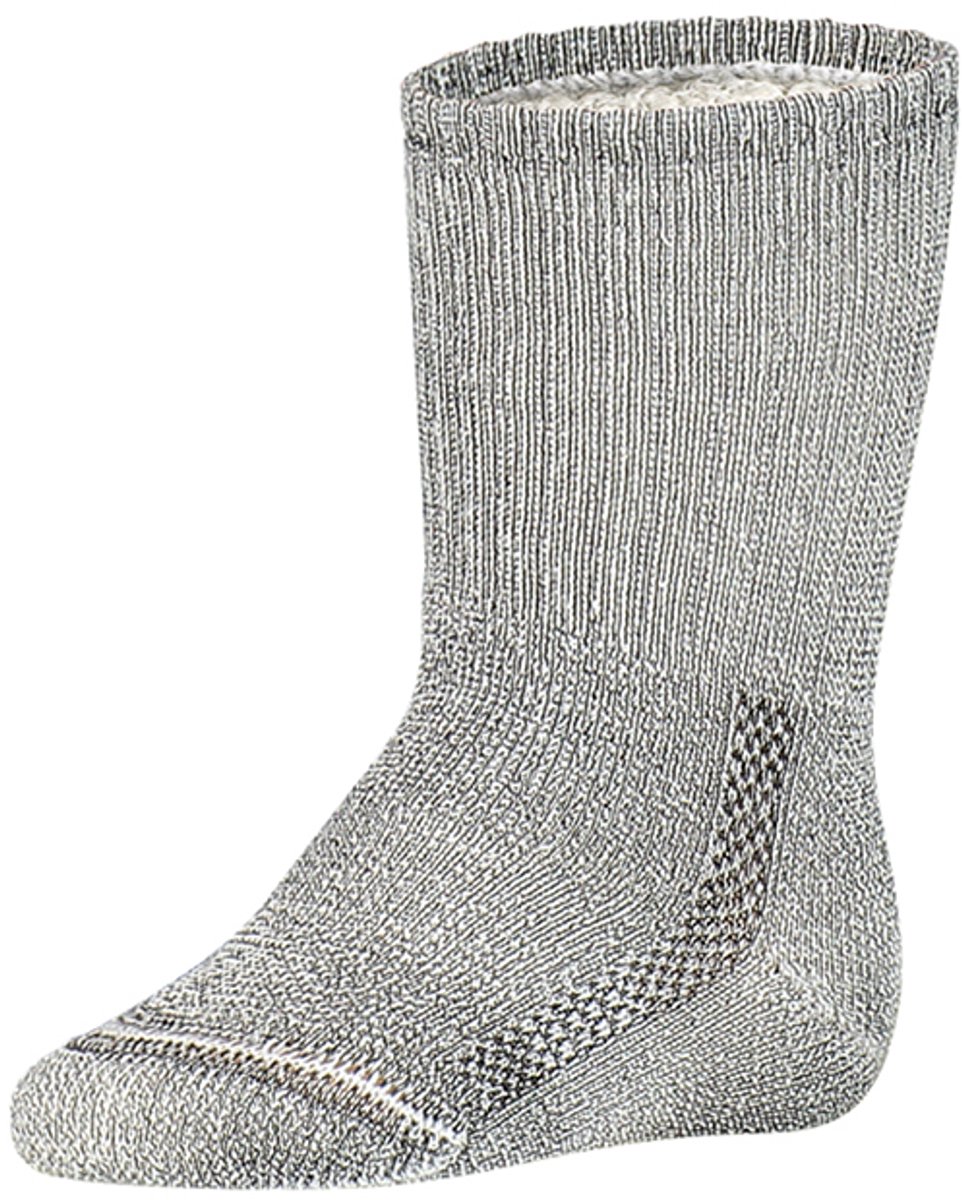 Soga - 2-Pack - Baby Merino Sokjes - Ongeverfd Zacht - Heren / Dames - grijs - 4-9 M - S1