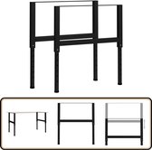 Eettafelpoten O-frame 140x60x73 cm staal | -nl