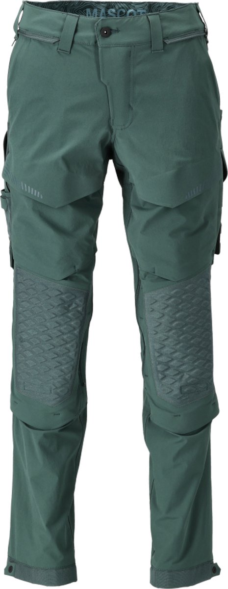 Mascot Customized Broek met kniezakken 22279-605 - Bosgroen - C46 - 76