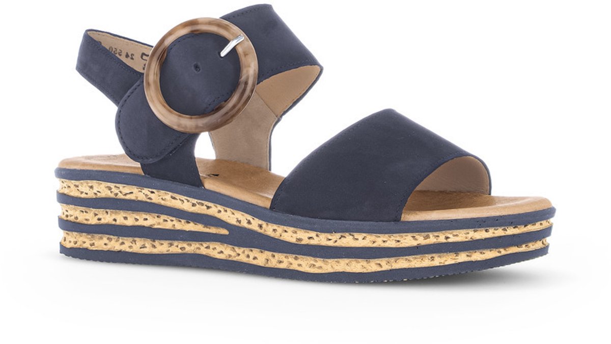 Gabor -Dames - blauw donker - sandalen - maat 37.5