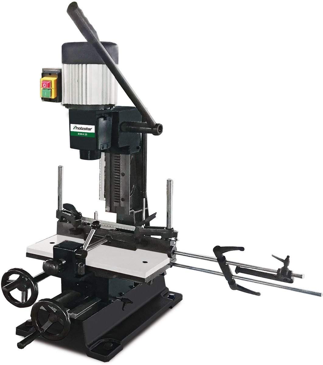 Vierkante gatenboormachine tot 25,4 mm 0,75 kW 230V Holzstar BSM-H 25