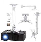 Zenwire Projector Wandbeugel - Plafondsteun voor Beamer, Muurbevestiging tot 25kg - Universeel - Eenvoudige installatie -