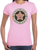 Toppers in Concert 2025 - T-shirt fantaisie femme Bellatio Decorations - Rose - Le Most brillant et le plus célèbre - Mauvais/Doré/Coquin XL