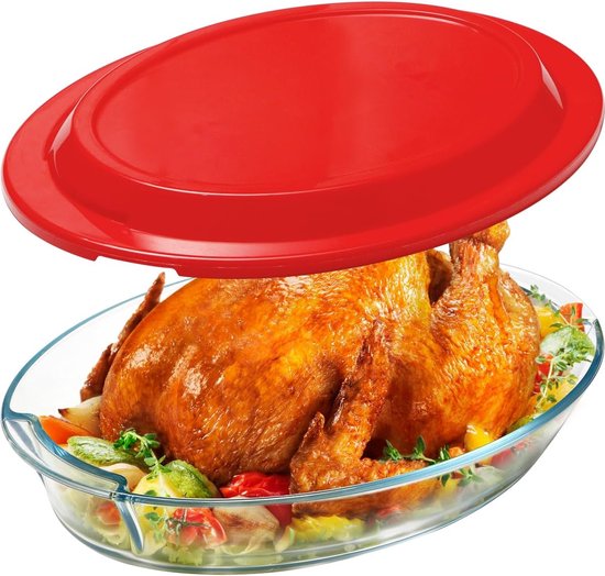 Ovenschaal 1.7 liter - glas - 5x28x20 cm Ovenschaal 1.7 liter - glas - 5x28x20 cm