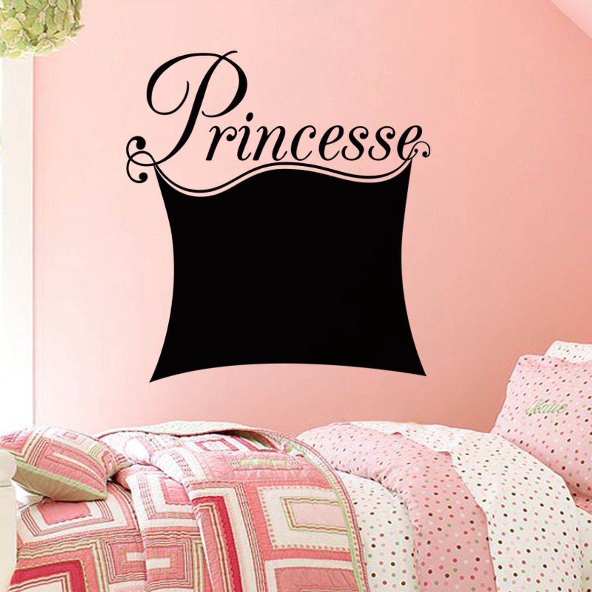 Ambiance Sticker Schoolbordsticker - uitwisbare zelfklevende muurstickers - PRINSESSENONTWERP - 30x30cm Multi color