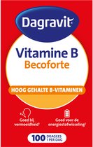 Dagravit Vitamine B Becoforte - Vitamine B3, B5, B6, B11 en B12 helpen om vermoeidheid te verminderen - 100 tabletten