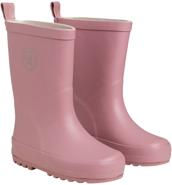 Color Kids - Regenlaarzen voor kinderen - Wellies - Oud roze - maat 26EU