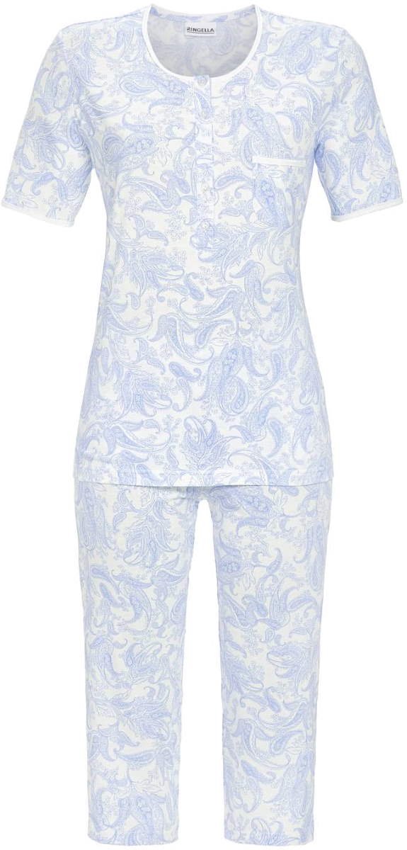 Ringella Soft Paisley – Pyjama – 5211268 – Azur – Wit