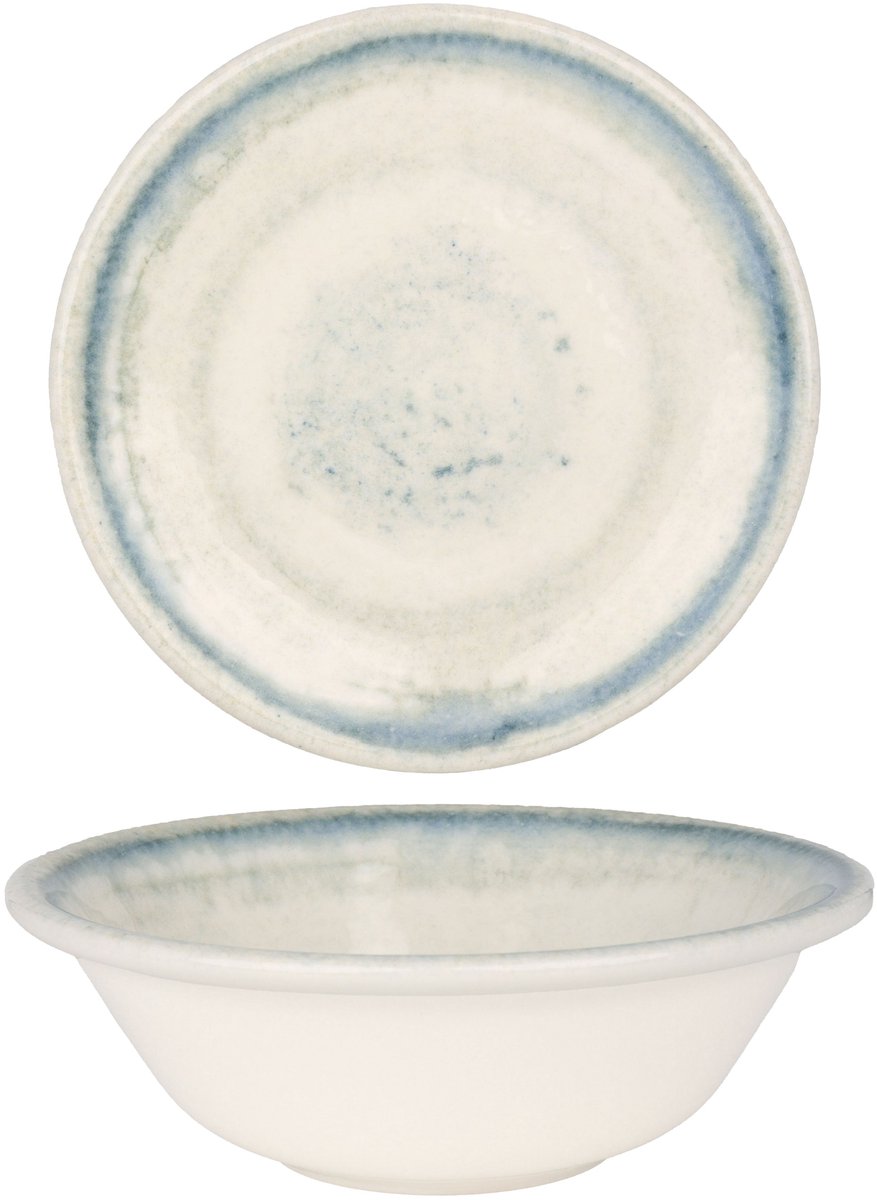 Bonna Kommetje - Rivus Line - Porselein - 16 cm (400cc) - set van 6