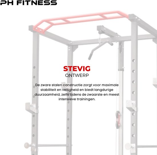 PH Fitness Multifunctioneel Squat Rack - Squatrek voor halter met ...
