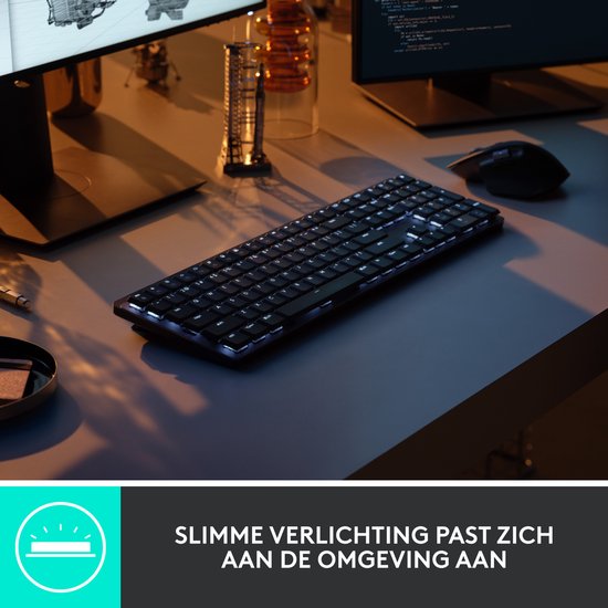 Logitech MX Keys S – Geavanceerd draadloos verlicht toetsenbord