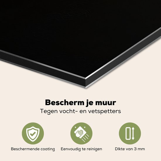 Crédence de Cuisinière en Aluminium 100x65 cm - Crabe - Rouge - Néon - Citation - Écran Pare-éclaboussures pour Plaque de Cuisson - Protection Murale