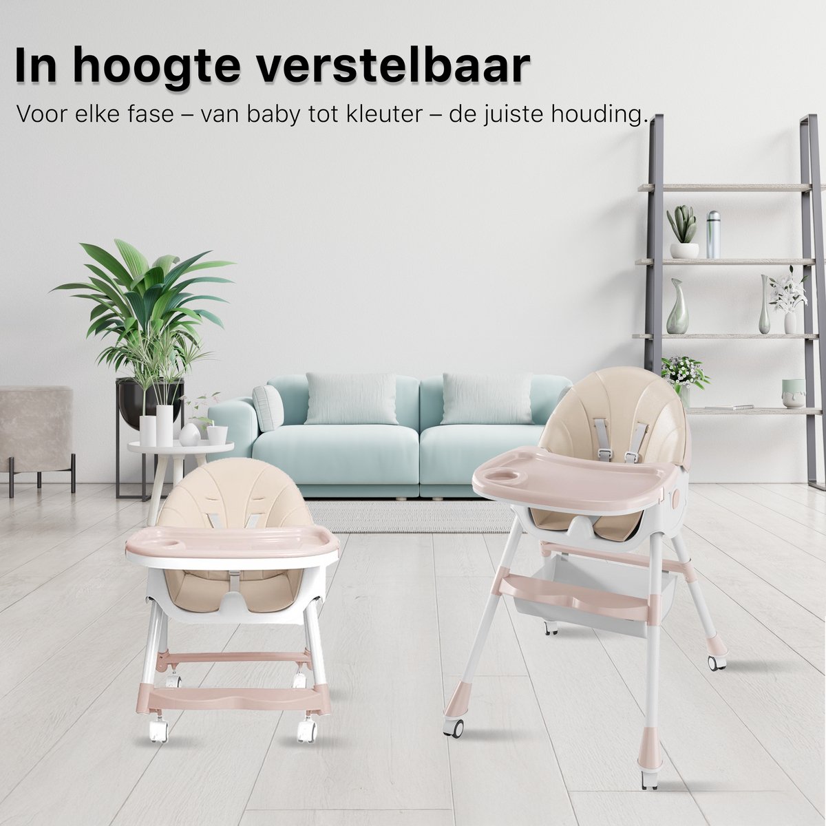 Phreeze Kinderstoel - Inklapbaar - Beige thumbnail 4