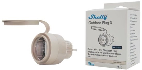 Shelly Outdoor Plug S Gen3 - Mocha