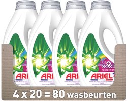 Ariel Vloeibaar Wasmiddel +Kleurbescherming - 4 x 20 Wasbeurten