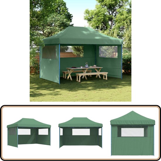 Tente De Fête VidaXL 8x4 M - Anthracite, Polyéthylène, Idéale Pour événements Extérieurs Jusqu'à 20 Personnes