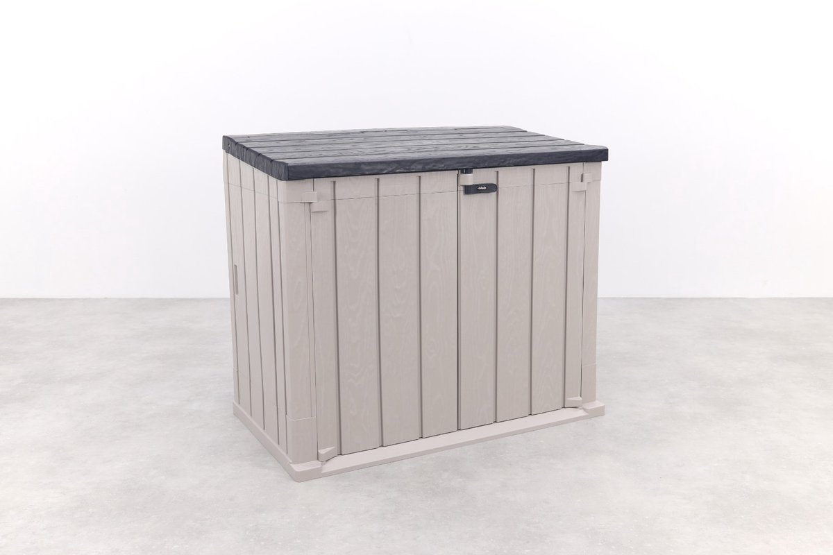 Toomax Stora way opbergbox 842 liter - taupe donker grijs