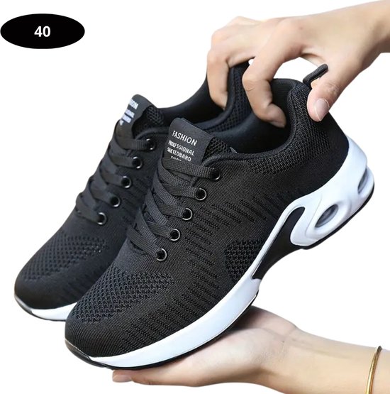 Livano Tennisschoenen - Heren - Dames - Tenniskleding - Indoor - Outdoor - Zwart - Maat 40
