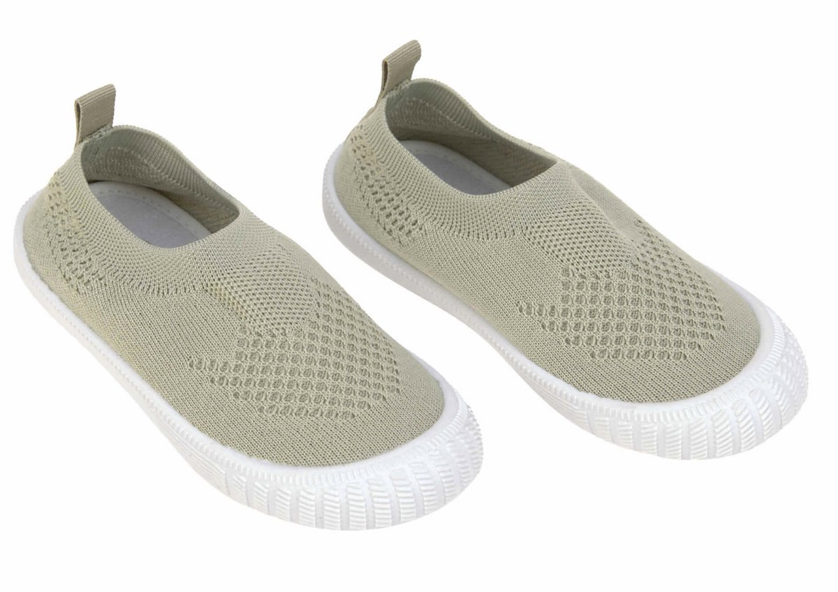 Lässig - Allround - Sneakers - Schoentjes - Khaki - Unisex - Maat 20
