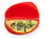 Appareil à omelettes pour micro-ondes Lékué - Rouge