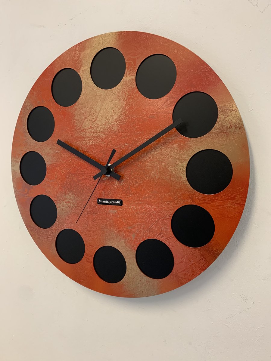 MOSACLOCK RED LABEL Wandklok Modern Industrieel Design