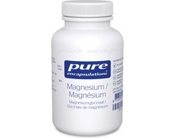 Pure Encapsulations - Magnesium (Glycinaat) bevat 360mg Magnesium - Draagt bij tot een Normale Werking van de Spieren en tot een Normaal Energieleverend Metabolisme - 90 Capsules
