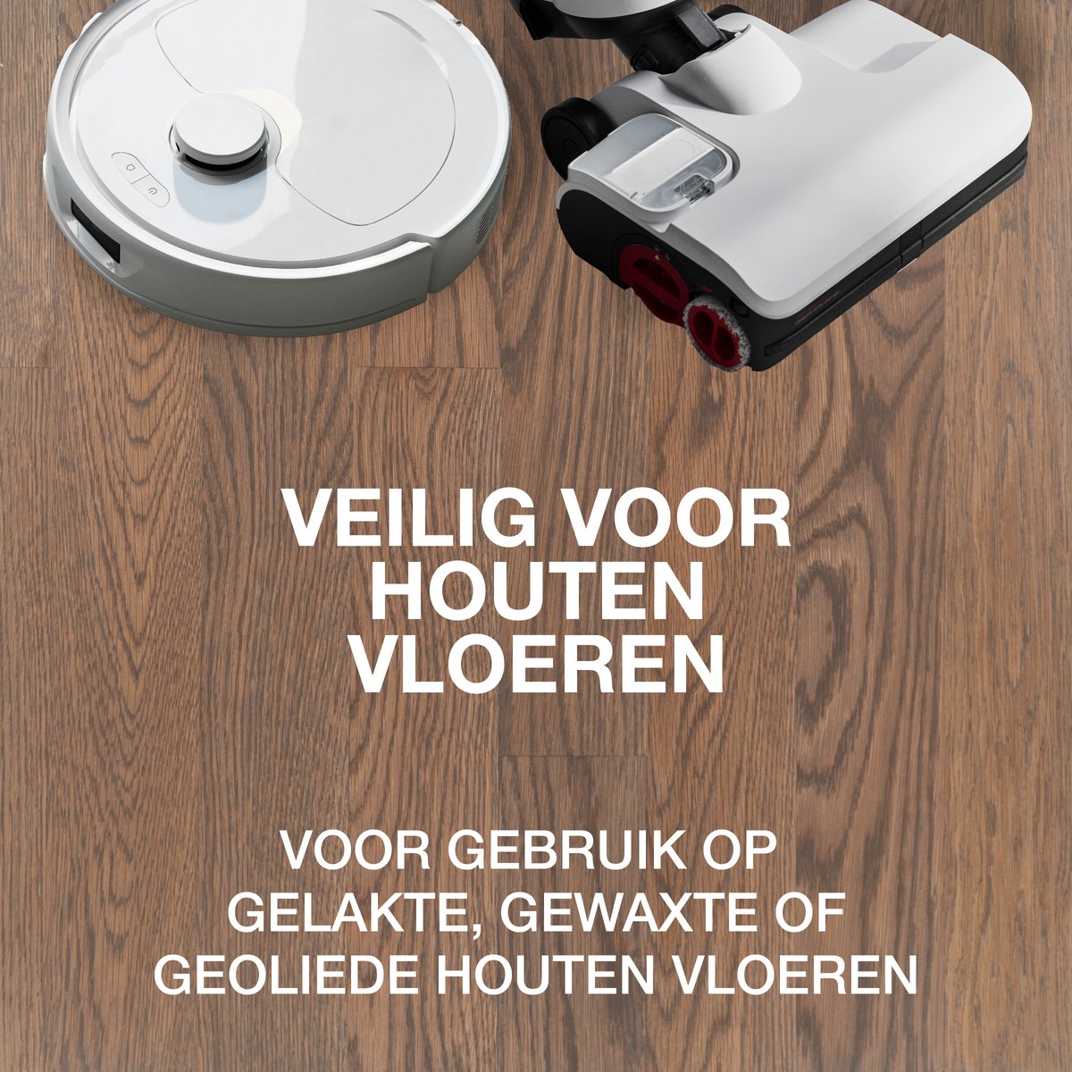 Bona Houten Vloerreiniger voor Robotstofzuiger met Dweilfunctie - Vloerreiniger Robotstofzuiger - Reinigingsmiddel - Sneldrogend en Streeploos - 1,1L — afbeelding 5