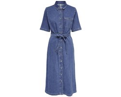 ONLY ONLLANA SS LONG DRESS DNM REA258 Dames Jurk - Maat S