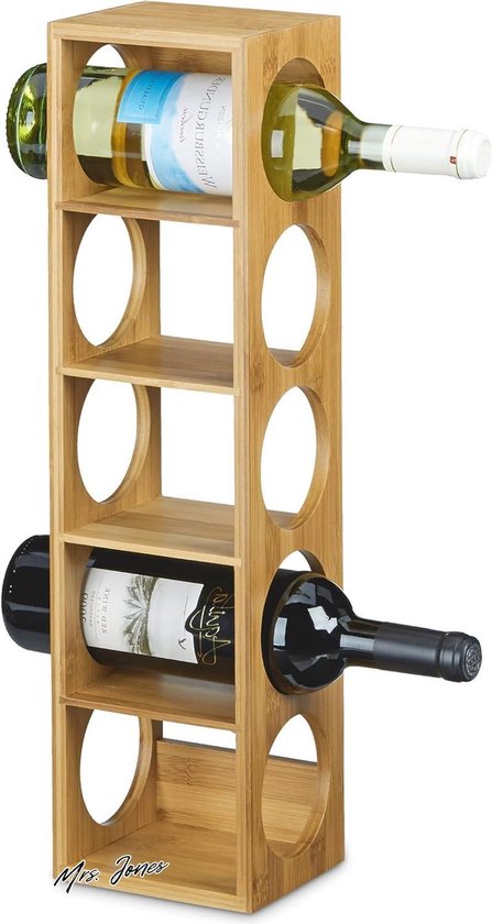 FIVE - Linha Bamboe Plank voor 12 Flessen