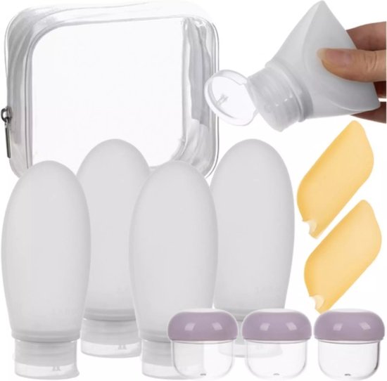 Trizand Reisset met Lekvrije Flesjes – Ideaal voor Handbagage